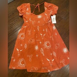 NWT new Wild Moss western dress size small